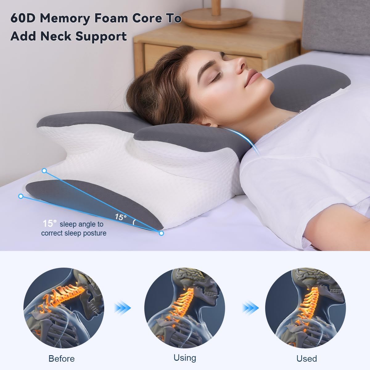 The Omoimi Adaptive Cervical Pillow